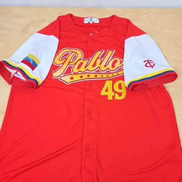 Pablo Lopez Jersey 49 Adult Sz XXL Cotopaxi Minnesota Twins MN Stitched Patch